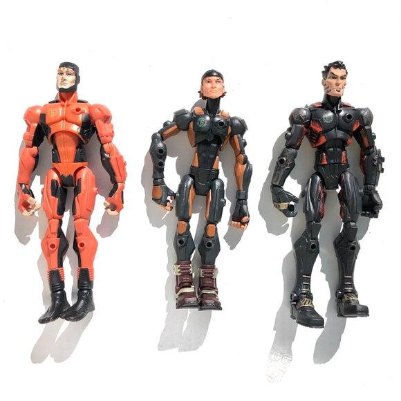 Hasbro GI Joe Sigma Six Action Figure lot of 3 Wet-Suit Tunnel Rat Firefly 2006 - Picture 1 of 8